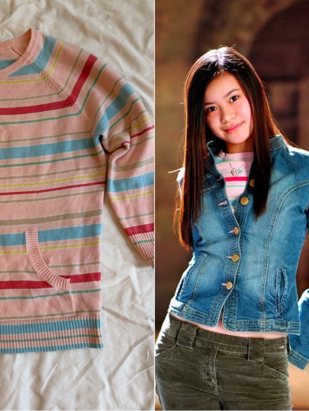 ASO Harry Potter (Cho Chang) GAP Pastel Striped Knit Top